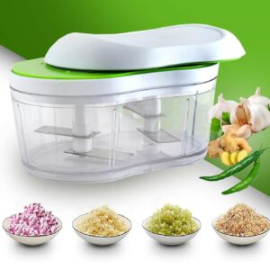 Double Dual Blade Vegetable Chopper (1pcs)