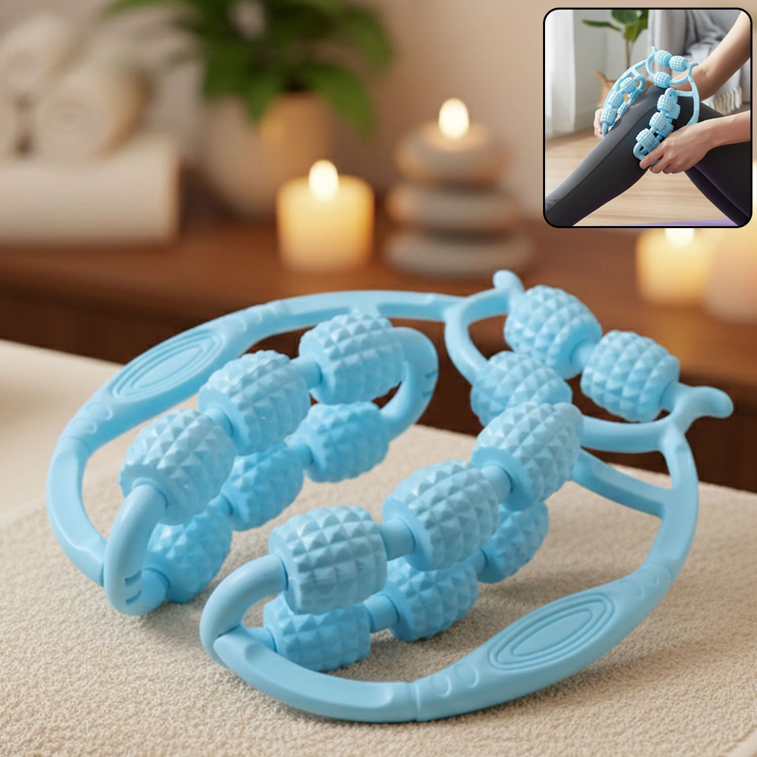 Double Massage Relax Roller (1 Pc)