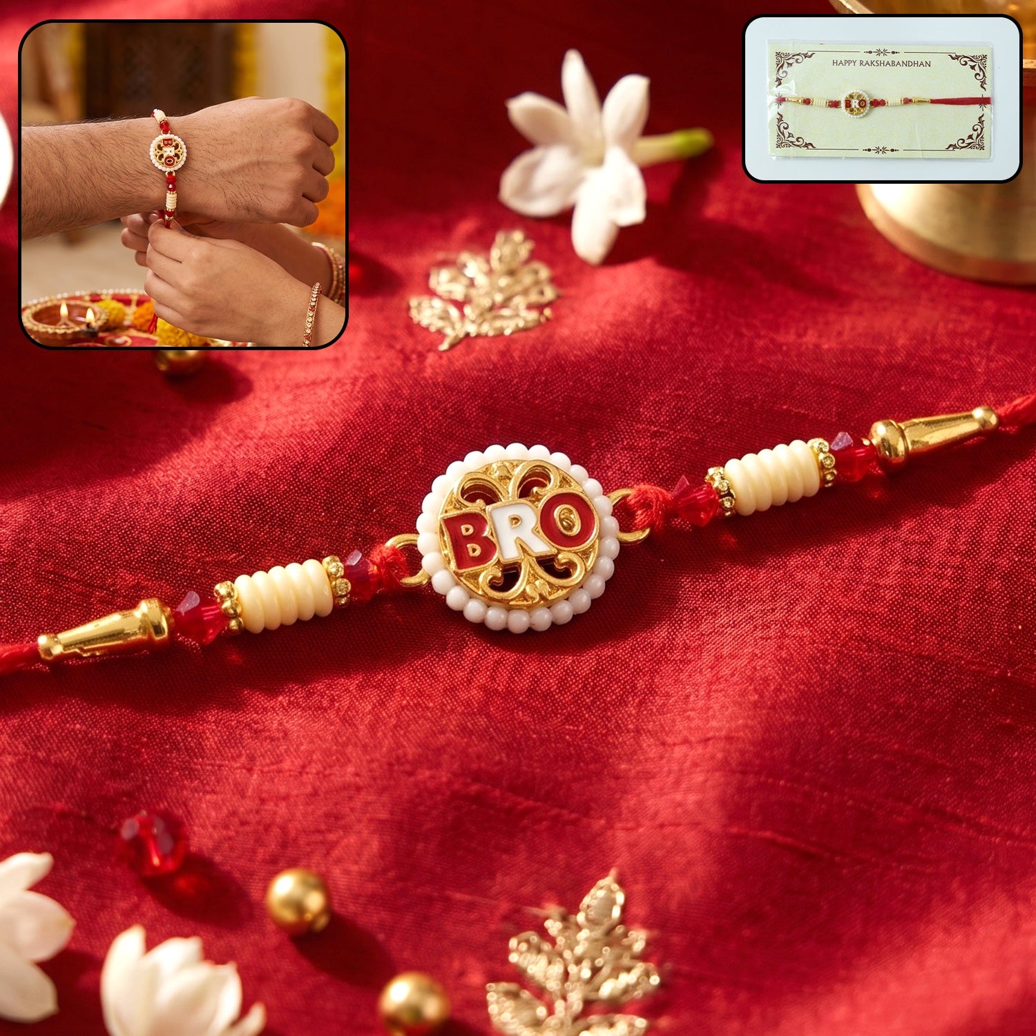 BRO Letter Designer Rakhi for Brother