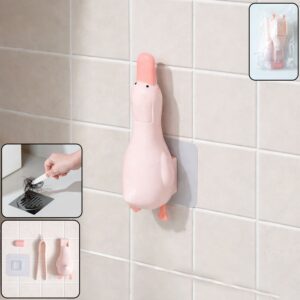 Duck Shape Bathroom Hair Catcher & Organizer (1 Pc)