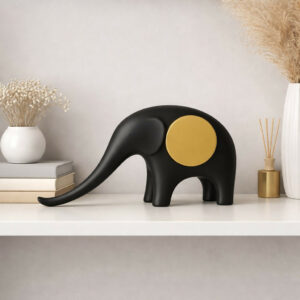Modern Elephant Showpiece for Home Decor with Matte Finish