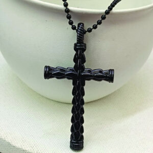 Black Cross Chain Pendent For mens
