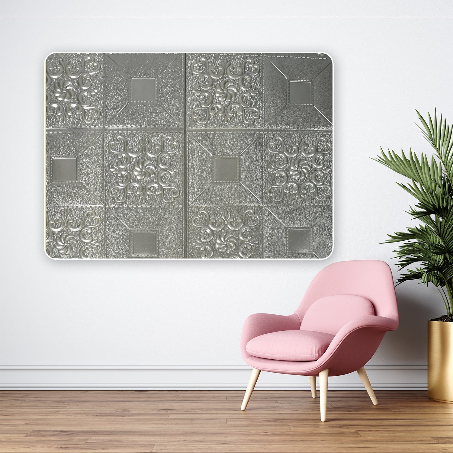Stone Design 3D Wallpaper Sticker Panels for Ceiling Living Room Bedroom