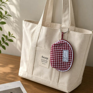 Mini Coin Pouch Keychain Zipper Wallet for Women & Kids (Random Color 1 PC)
