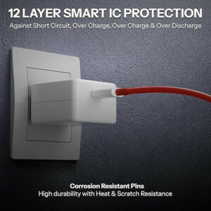 Uniteq 100W Fast Charger Adapter USB-A to Type-C VOOC Support (White)
