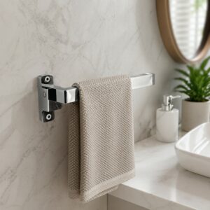 Premium Stainless Steel Napkin Hanger Wall Mounted Holder with Chrome Finish