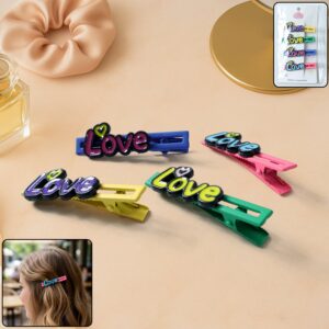 Decorative Hair Clip Set (4 Pc)