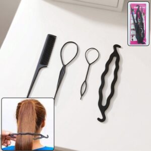 Multi Purpose 4 In 1 Hair Styling Tool Kit