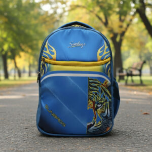 Sunbags College Backpack – Multicolor Tiger Print