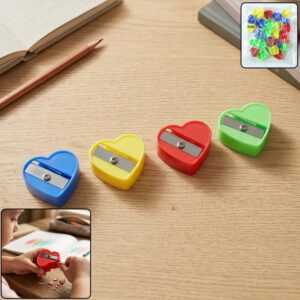 Heart Shape Pencil Sharpener (28 Pc Set)