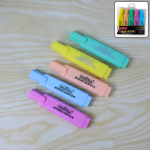 Officemate Highlighter Pen Set – Pack of 5 Bright Long-Lasting Highlighters