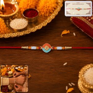OM Symbol Square Designer Rakhi