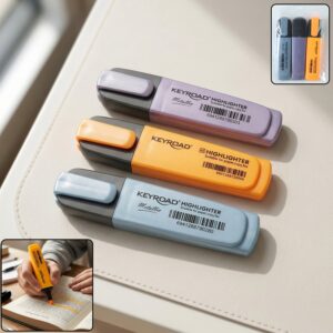Premium Highlighter Marker Pen Set (3 Pc)