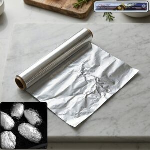 Premium Aluminium Foil Paper Roll (25 Mtr)