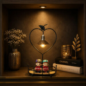 Romantic Couple Table Lamp Showpiece for Bedroom & Home Decor