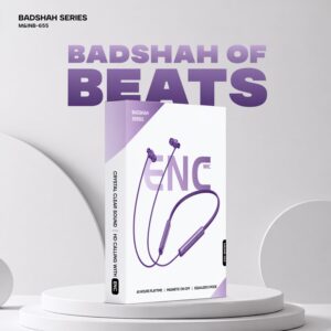 Badshah Series Wireless Stereo Bass Neckband Earphones, Neck band (1 Pc)