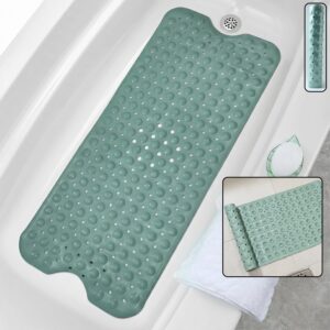 Non-Slip Suction Cup Bath Mat (1 Pc, 100x40 Cm)