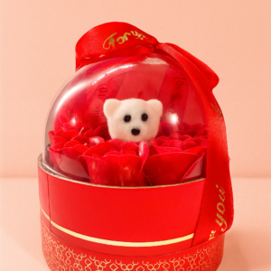 Romantic Red Dome Shaped Gift Box