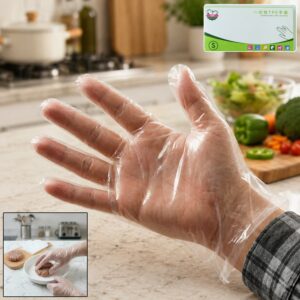 Disposable Small Plastic Gloves (100 Pc)