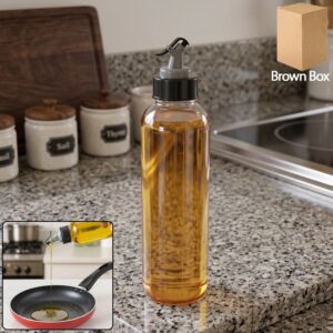 Multipurpose Oil Dispenser Bottle with Flip Top Pour Spout 900 ML