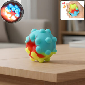 Aditi LED Pop-It Stress Ball – Light-Up Squeeze Toy