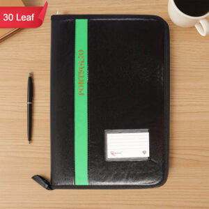 Aerotix A4 Portfolio File with Zipper – 30 Leaf Display Folder
