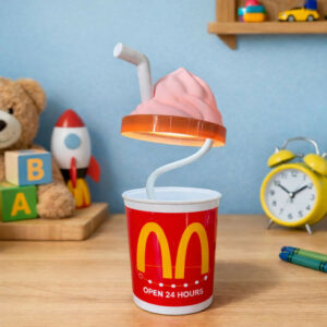 Ice Cream Style LED Desk Lamp with Pen Holder Flexible Study Lamp