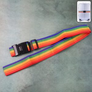 Heavy-Duty Rainbow Webbing with 3-Digit Code Lock