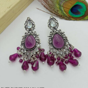 Midnight Popural Heritage Oxidized German Earrings
