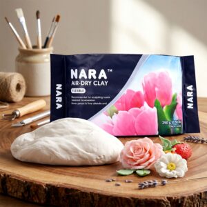 NARA Air-Dry Clay for Sculpting, DIY Crafts & Modeling Projects (250 g)