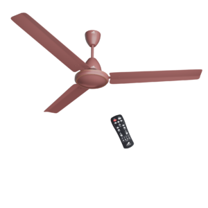 ZADAP CASA-Pro 1200mm BLDC Ceiling Fan with Remote | 28W Energy Saving | High Speed 390 RPM (Matt Brown)
