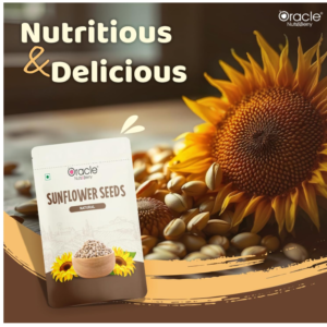 Oracle Natural Sunflower Edible Seeds 250gm Rich in Vitamin E(Edible Seeds)