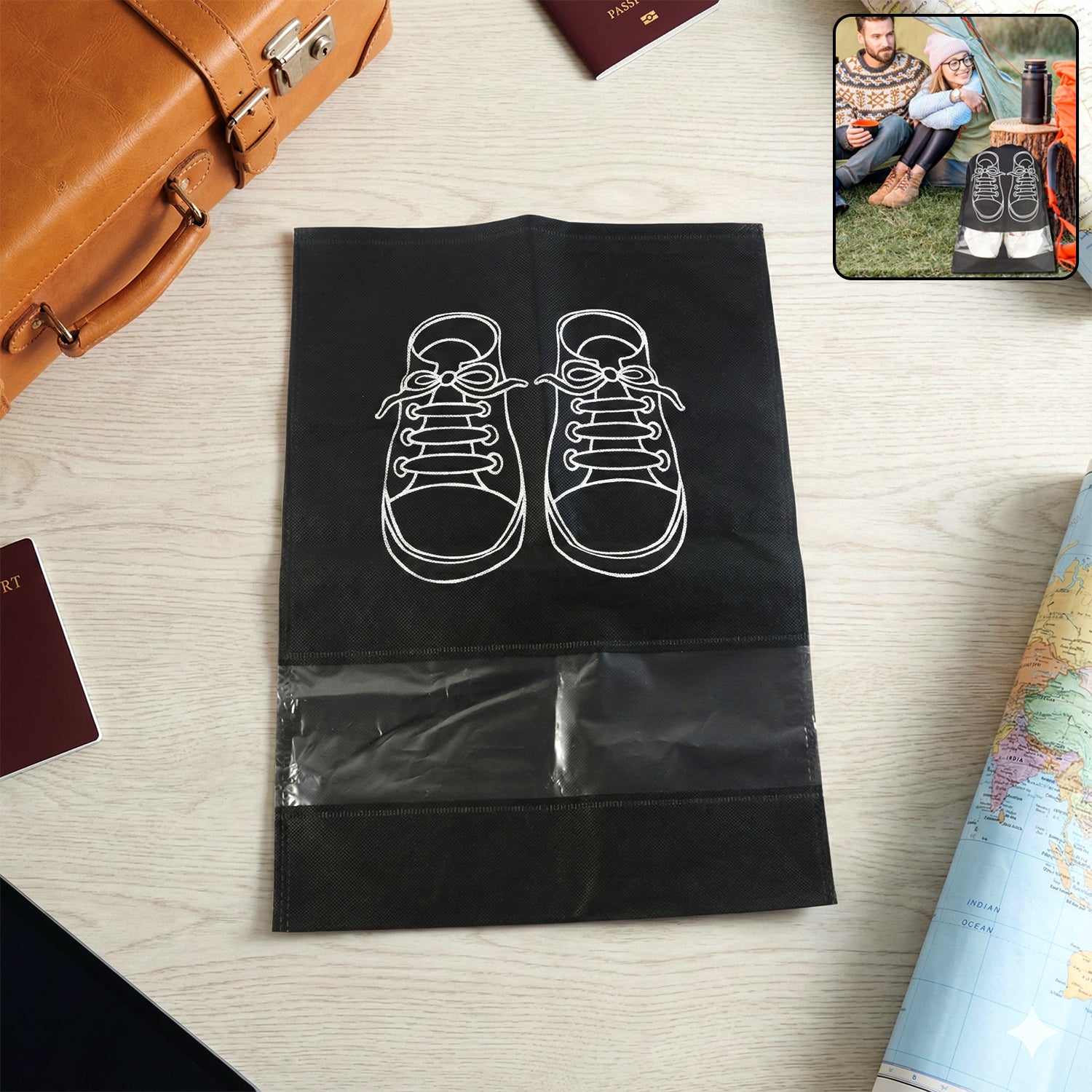 Travel Portable Bag Shoes Storage Bag (1 Pc )