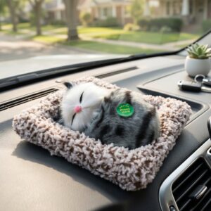 Decor Cat Open Eye Showpiece (1 Pc)