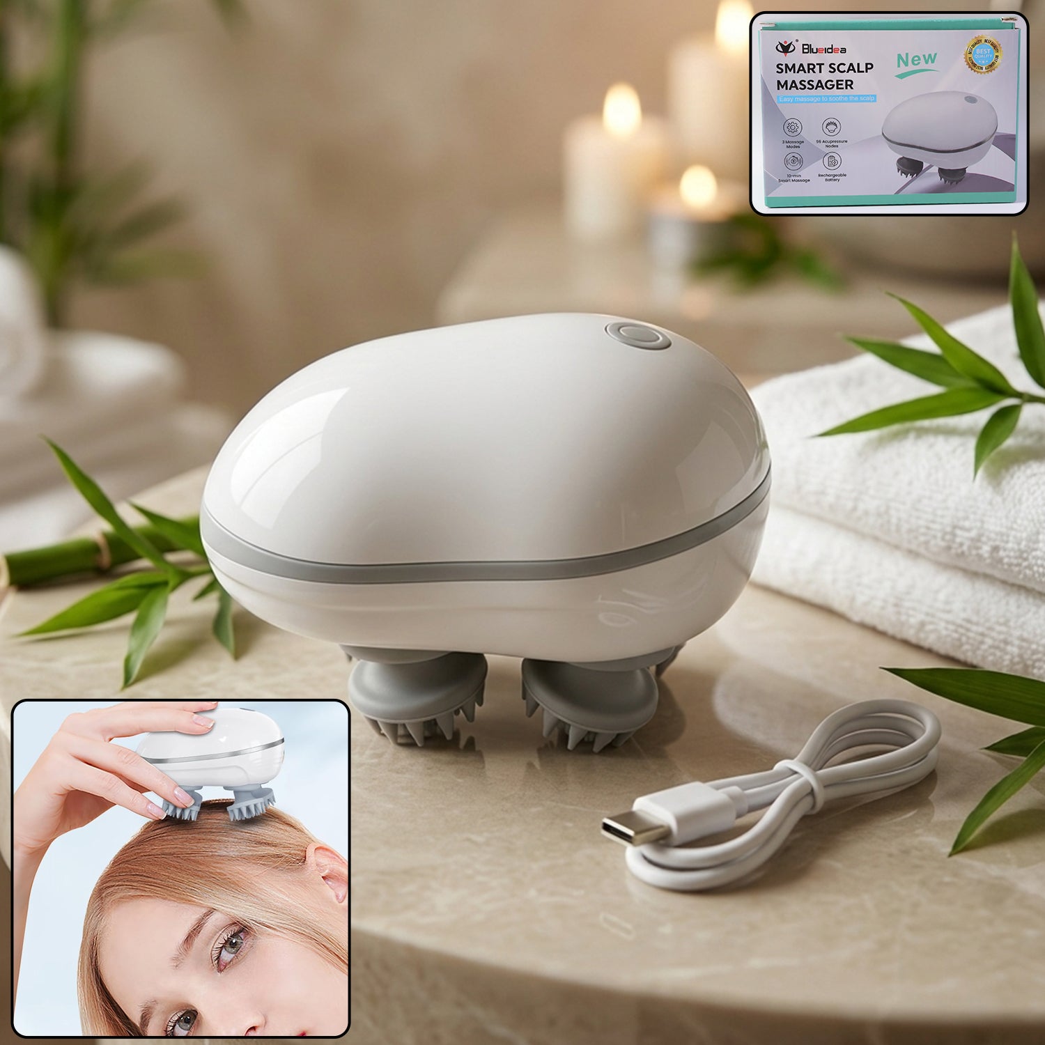 Smart Electric Scalp Massager (1 Pc)