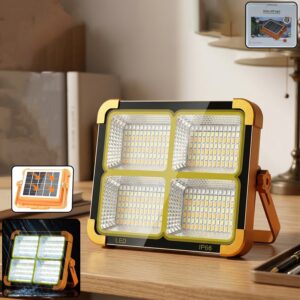 High Power Solar LED Flood Light (1 Pc, 2400mAh)
