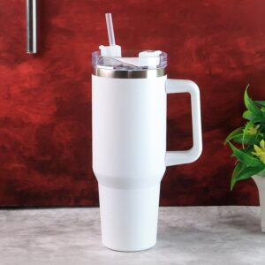 Customize / personalized White Large Insulated Travel Mug, Tumbler (1200ML - 1 Pc)