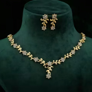 Everlasting Bloom V-Necklace Diamond Necklace