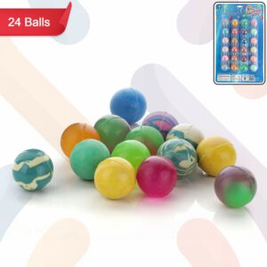 Aditi Crazy Bouncing Ball in Colourful Different Colors,Ball for All Age Children (Pack of 24)
