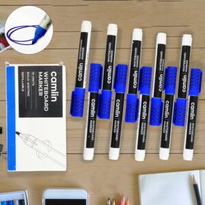 Camlin Whiteboard Marker – Bold, Refillable, Easy Wipe (Blue, Pack of 10)
