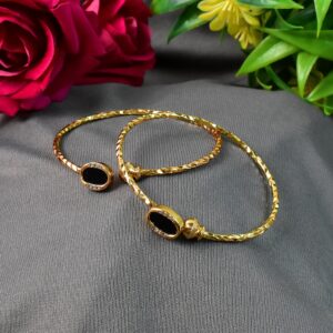 Timeless Golden Bangles (1 Pair)