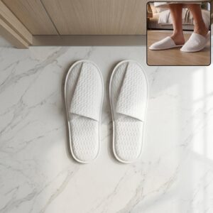 Disposable Hotel Slippers for Guests (1 Pair)