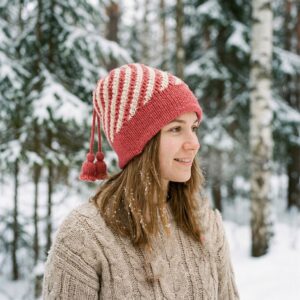 Cute Winter Woolen Knitted Caps for Men & Women (1 Pc, Mix Design)