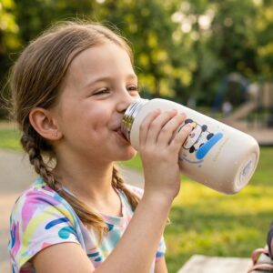 Premium Kids Insulated Water Bottle Cup (1 Pc, 420 ML Mix Design)