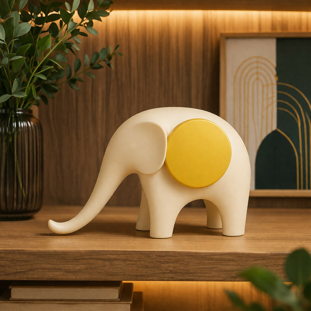 Elegant Elephant Showpiece for Home Decor with Modern Design