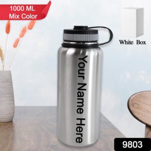 Custom Stainless Steel Double-Wall Vacuum Insulated Water Bottle (1000 ML / Mix Color)