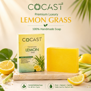 COCAST Premium Luxury Lemon Grass Herbal Bathing Soap (100gm)
