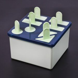 Plastic Kulfi Mold, Kulfi Molds 8 pcs Tray Ice Cream Mold (Brown Box)