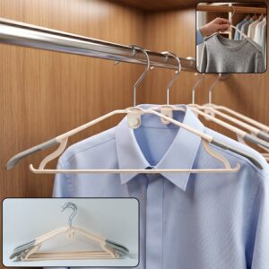 Durable Plastic Clothes Hangers Set (5 Pc Set)