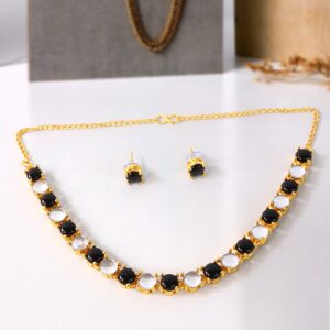 Stylish Fancy Party Wear Jewellery Gold Plated Jewellery Set